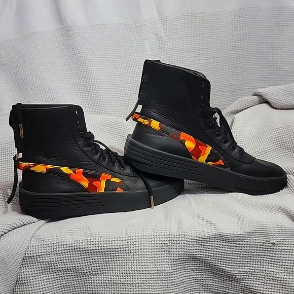 Puma × A Bathing Ape leather Hi-tops ULTRA RARE  factory samples M sz9